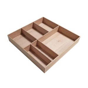 Fackelmann Schubkasten Einsatz Breite 38 cm Buchenholz