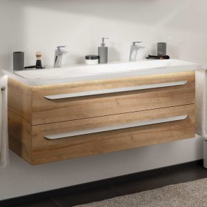 Lanzet M9 Waschbecken mit Unterschrank 130 cm breit