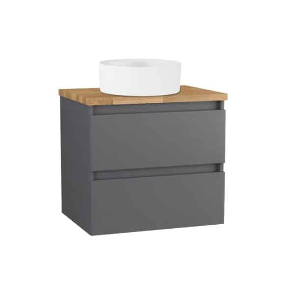 BADEDU GERS Waschbecken mit Unterschrank 60 cm breit