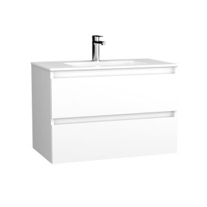 BADEDU GERS Waschbecken mit Unterschrank 80 cm breit