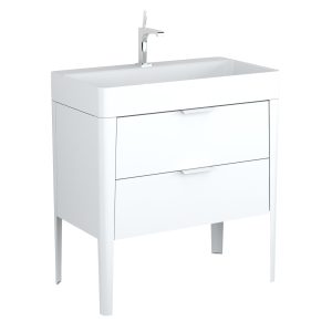 BADEDU SORA Waschbecken mit Unterschrank 80 cm breit