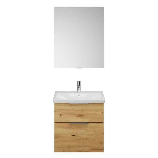 Burgbad EQIO Waschtisch Set mit Spiegelschrank 65 cm breit
