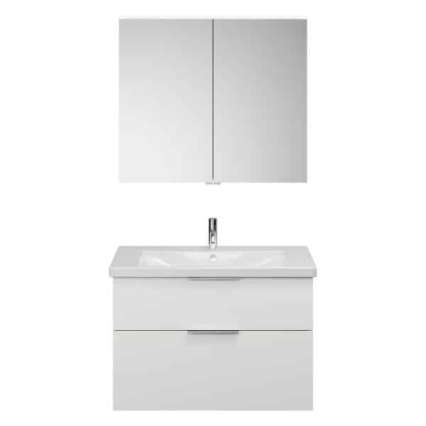 Burgbad EQIO Waschtisch Set mit Spiegelschrank 93 cm breit