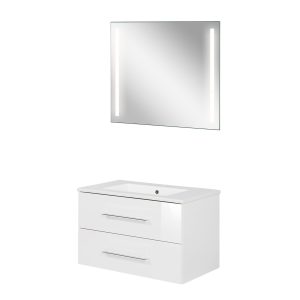FACKELMANN B.PERFEKT Waschtisch Set mit Spiegel 82 cm breit
