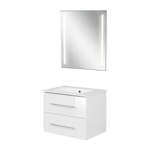 FACKELMANN B.PERFEKT Waschtischset mit Spiegel 62 cm breit