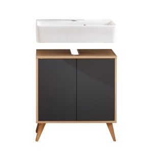 FACKELMANN FINN Waschbecken mit Unterschrank 60 cm breit