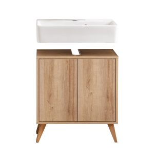 FACKELMANN FINN Waschbecken mit Unterschrank 60 cm breit