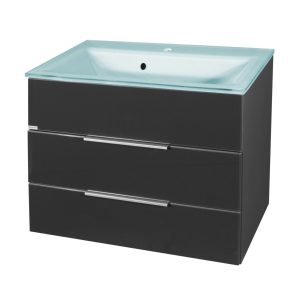 FACKELMANN KARA Waschbecken mit Unterschrank 80 cm breit
