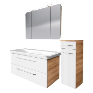 FACKELMANN MILANO Badmöbel Set 4-teilig