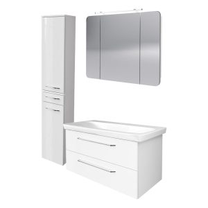FACKELMANN MILANO Badmöbel Set 4-teilig