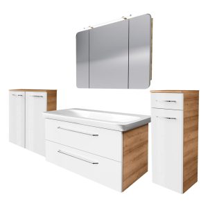 FACKELMANN MILANO Badmöbel Set 5-teilig 107 cm breit