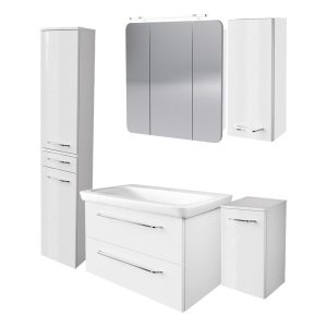FACKELMANN MILANO Badmöbel Set 6-teilig