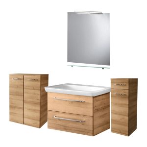FACKELMANN MILANO Badmöbel Set 7-teilig