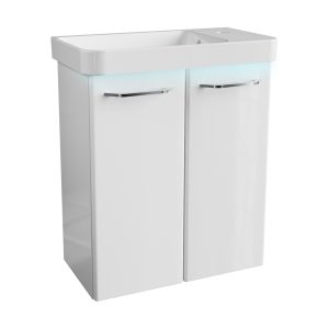 FACKELMANN MILANO Gäste WC Waschtisch Set 55 cm breit