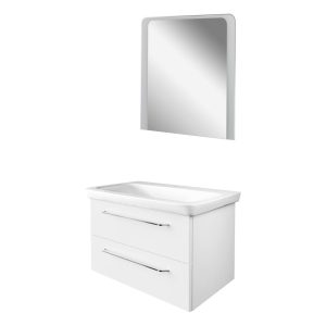 FACKELMANN MILANO Waschtisch Set mit Spiegel 88 cm breit
