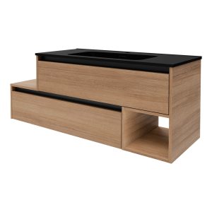 FACKELMANN VITA Waschbecken mit Unterschrank 129 cm breit