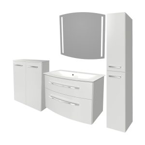 Fackelmann B.STYLE Badmöbel Set 5-teilig