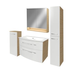 Fackelmann B.STYLE Badmöbel Set 5-teilig
