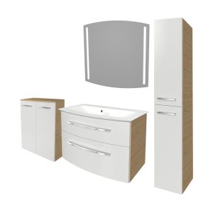 Fackelmann B.STYLE Badmöbel Set5-teilig