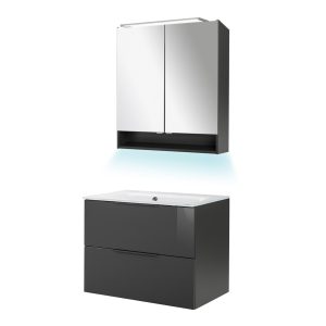 Fackelmann LUNA Badmöbel Set 4-teilig