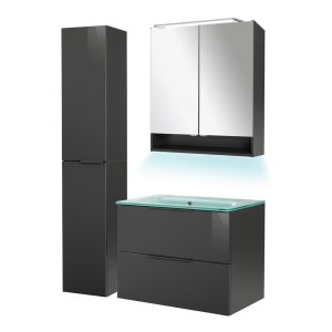 Fackelmann LUNA Badmöbel Set 5-teilig