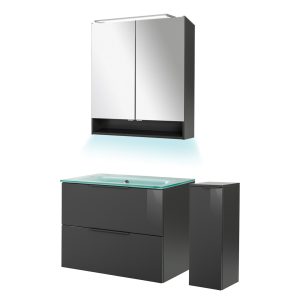 Fackelmann LUNA Badmöbel Set 5-teilig