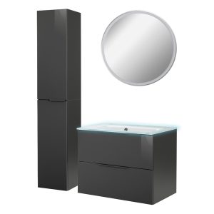 Fackelmann LUNA Badmöbel Set 5-teilig