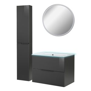 Fackelmann LUNA Badmöbel Set 5-teilig