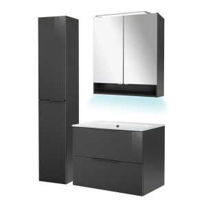 Fackelmann LUNA Badmöbel Set 5-teilig