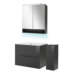 Fackelmann LUNA Badmöbel Set 5-teilig