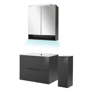 Fackelmann LUNA Badmöbel Set 5-teilig