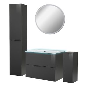 Fackelmann LUNA Badmöbel Set 6-teilig