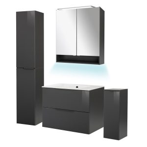 Fackelmann LUNA Badmöbel Set 6-teilig