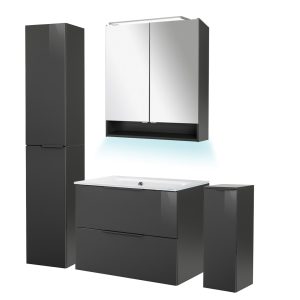 Fackelmann LUNA Badmöbel Set 6-teilig