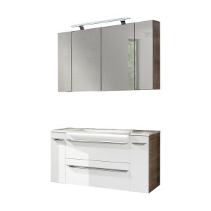 Fackelmann LUXOR Badmöbel Set 7-teilig 120 cm