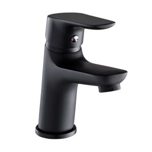 Fackelmann OXFORD Waschtischarmatur Schwarz matt