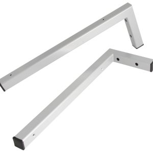 Fackelmann Winkelhalter 2er Set grau