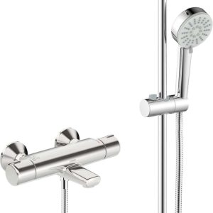 HANSA HANSABASIC Badewannenthermostat und Stangenbrauseset