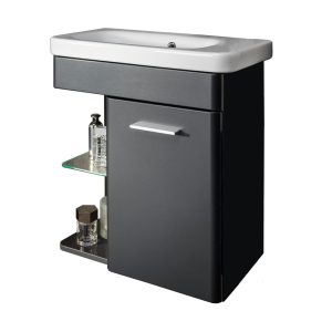 LANZET K8 Gäste WC Set 60 cm Anthrazit