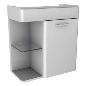 LANZET K8 Gäste WC Waschtischunterschrank 55 cm