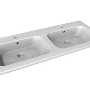 Lanzet K5 Keramik Doppelwaschbecken 121 cm