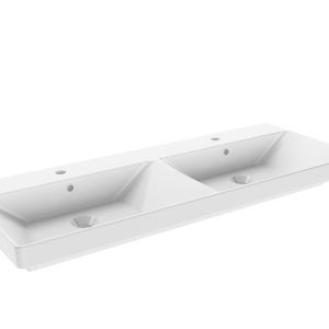 Lanzet K8 Keramik Doppel Waschbecken 120 cm