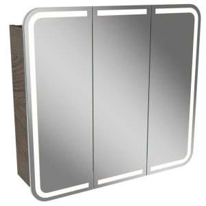 Lanzet M9 Spiegelschrank 80 cm mit umlaufender LED-Beleuchtung