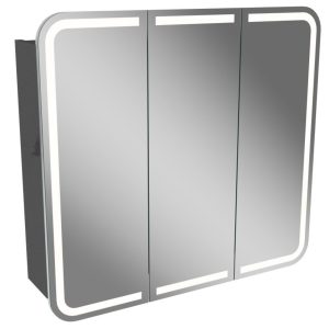 Lanzet M9 Spiegelschrank 80 cm mit umlaufender LED-Beleuchtung