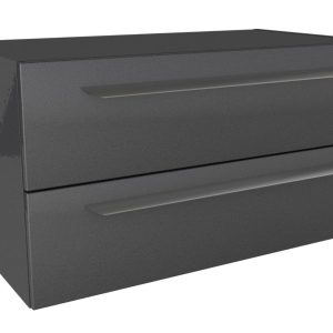Lanzet M9 Waschtischunterschrank 90 cm Anthrazit