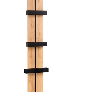 Lanzet Woodblock Wandpaneele 20x160 cm Hellbraun