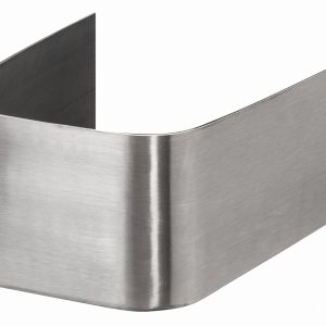 Siphonverkleidung Edelstahl für Waschtischunterschrank