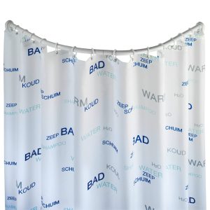 WENKO Duschstange 80 x 80 / 90 x 90 cm