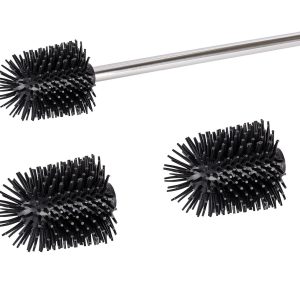 WENKO Ersatzbürsten Set für WC-Garnituren Silikon