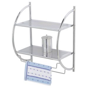 WENKO Exclusiv Wandregal mit 2 Ablagen